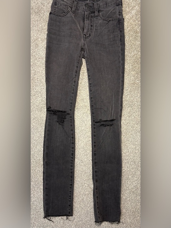 Madewell Denim - Madewell Jeans Women’s 23 Black Washed Ripped Grunge NWT